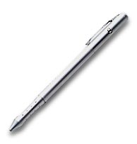 Laser Pointer, Pen and a PDA stylus in one compact pen.